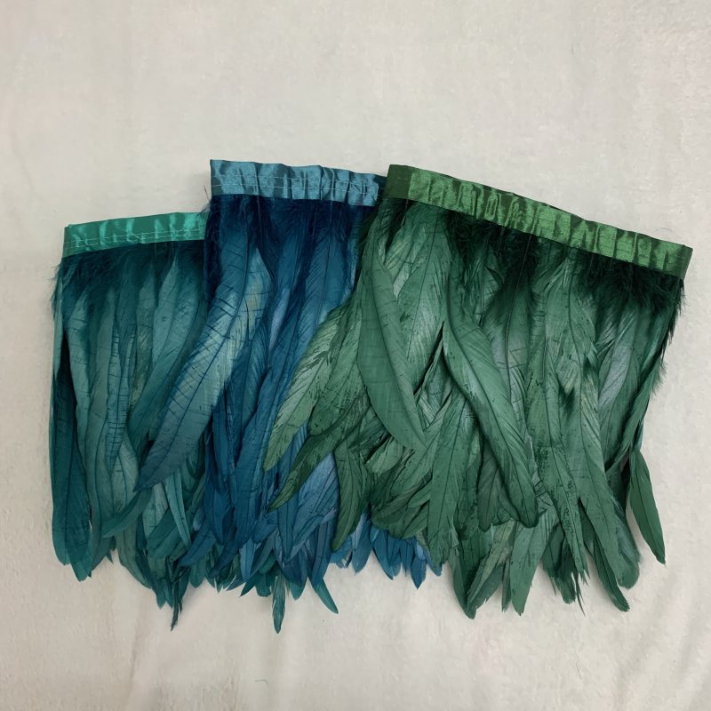 Feather Trim Marabou - 25-30cm/10-12inch Rooster Tail Feathers Trims Cock