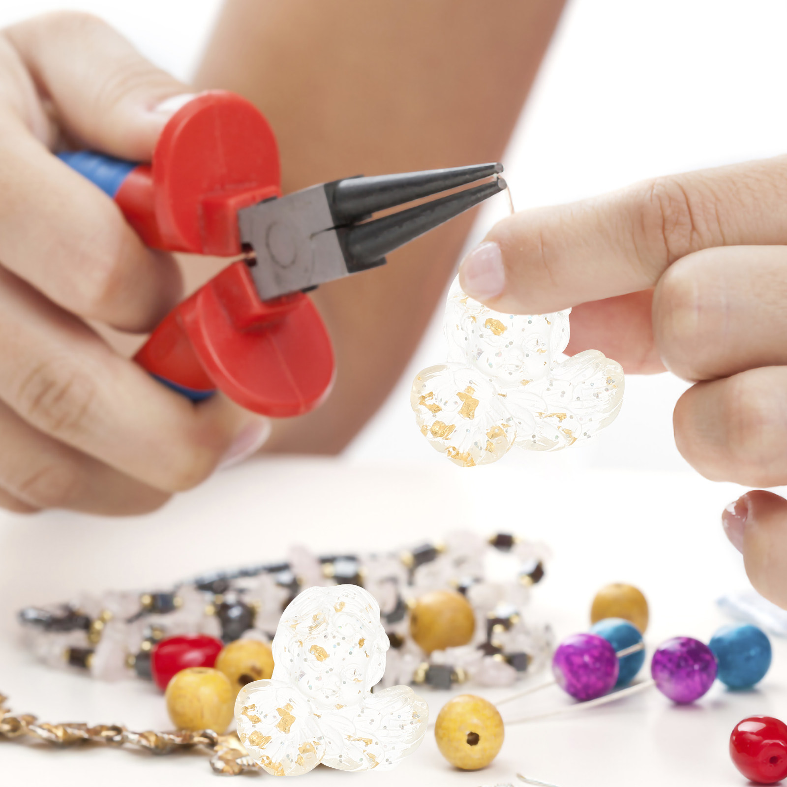 Embellish Craft - 24Pcs Resin Accessories Miniature Angel Charms