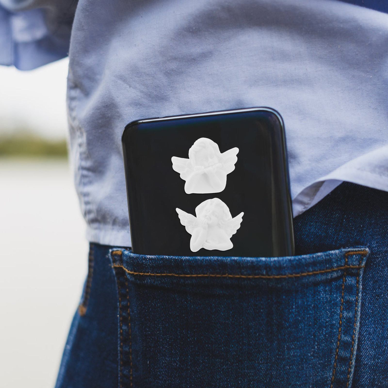Embellish Craft - Mini Resin Angel Embellishments for Phone