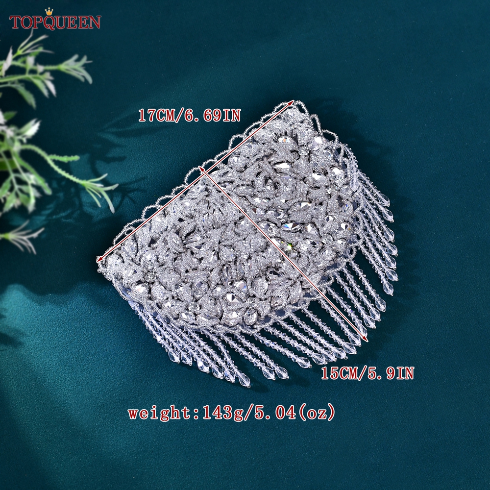 TOPQUEEN Elegant Handmade Shou - Sew On Rhinestone ulasan dan harga