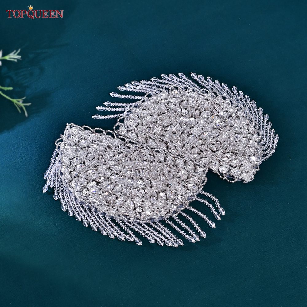 TOPQUEEN Elegant Handmade Shou - Sew On Rhinestone ulasan dan harga