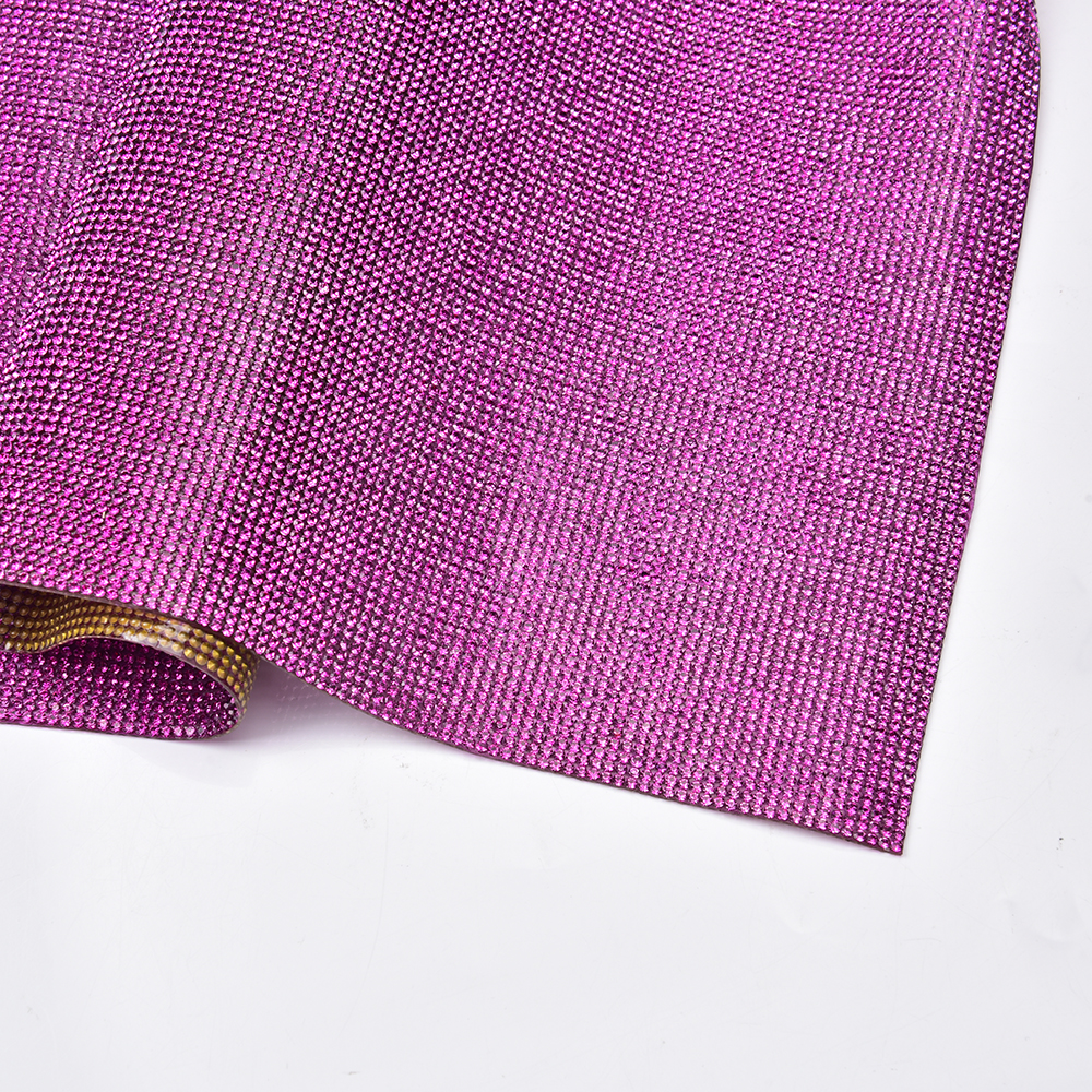 Fuchsia Rhinestone Sticker Tri - Hotfix Rhinestone Sheet ulasan dan harga