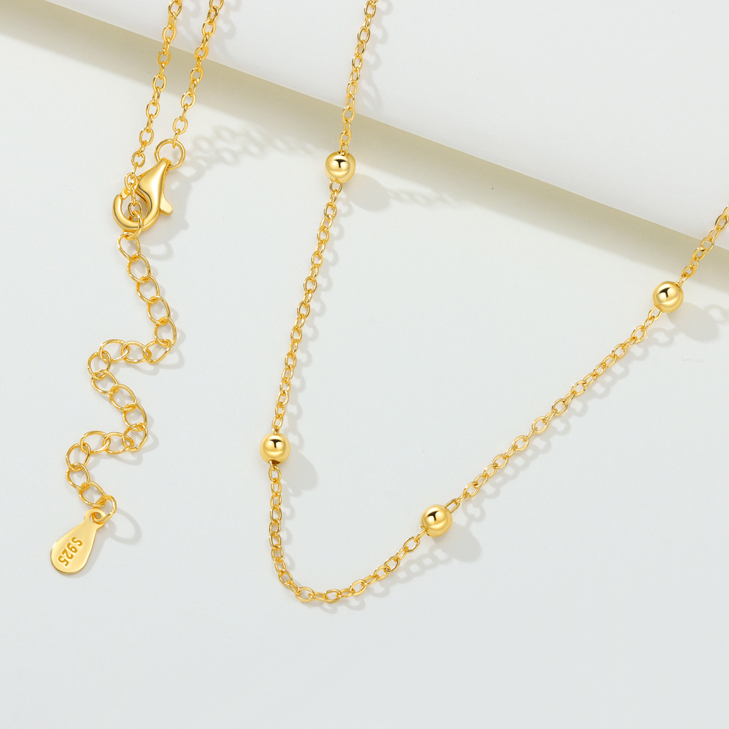 Orstarry S925 Sterling Silver  - Pearl Trim Chain ulasan dan harga