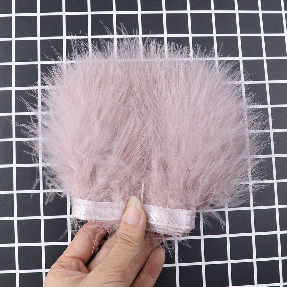 1 Meter Fancy Soft Fluffy Dyed - Feather Trim Marabou ulasan dan harga