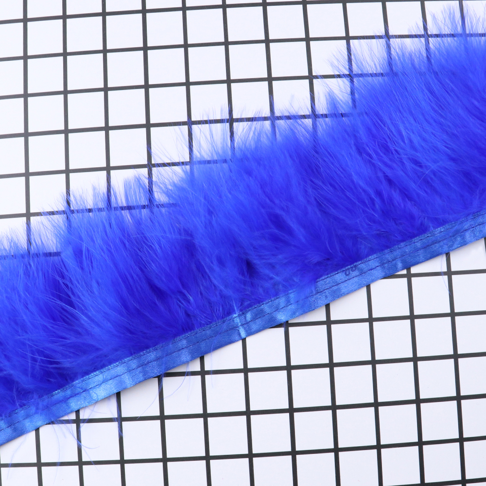 1 Meter Fancy Soft Fluffy Dyed - Feather Trim Marabou ulasan dan harga