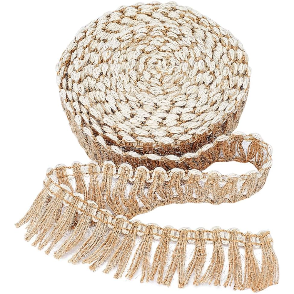 5 Meters Burlap Fringe Tassel  - Tassel Fringe Trim ulasan dan harga