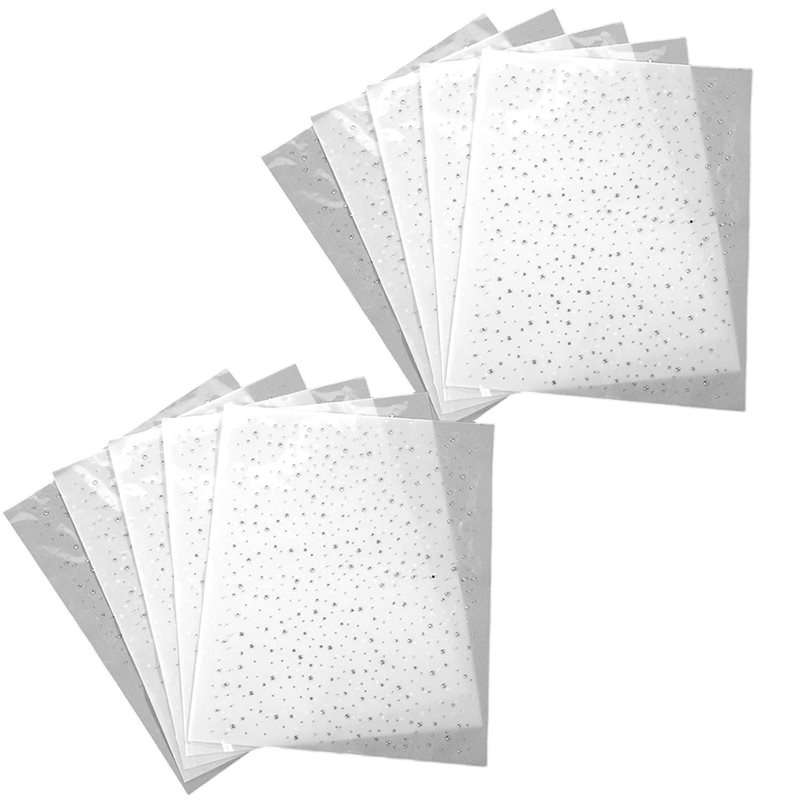 A64Z Rhinestone Sheets 10 Iron - Hotfix Rhinestone Sheet ulasan dan harga