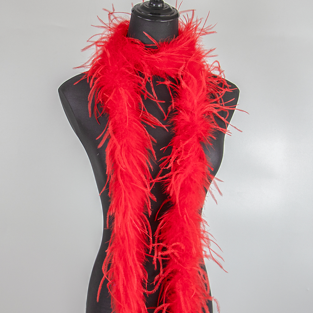 1Ply Ostrich feather boa 13-15 - Feather Trim Marabou ulasan dan harga