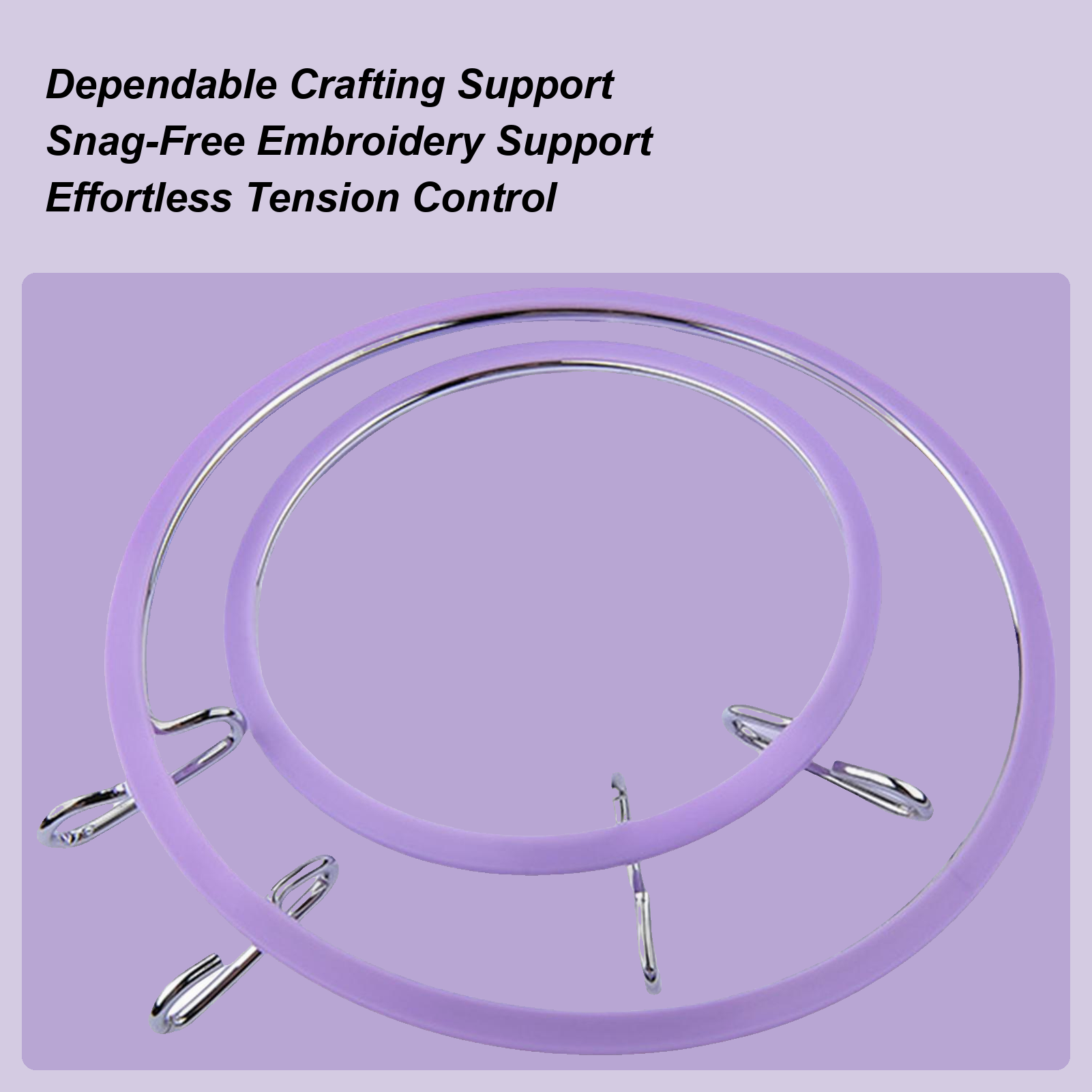 Hoop For Cross Stitching Metal - Embroidery Craft ulasan dan harga