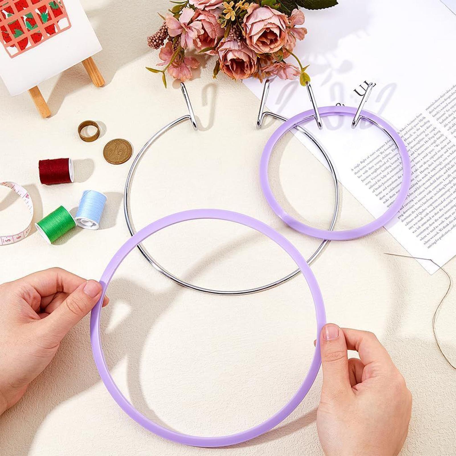 Hoop For Cross Stitching Metal - Embroidery Craft ulasan dan harga