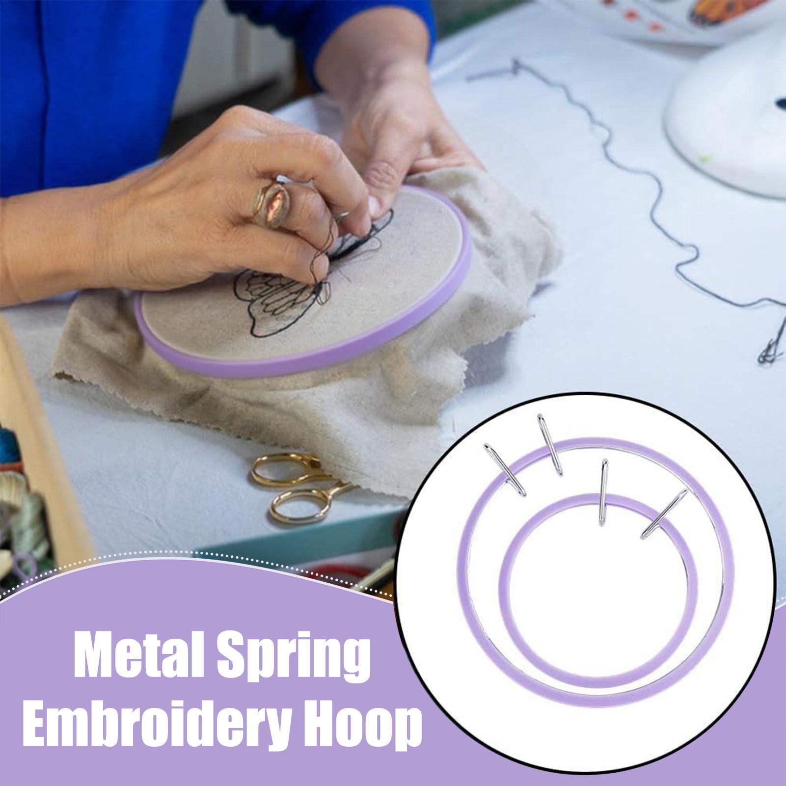 Hoop For Cross Stitching Metal - Embroidery Craft ulasan dan harga