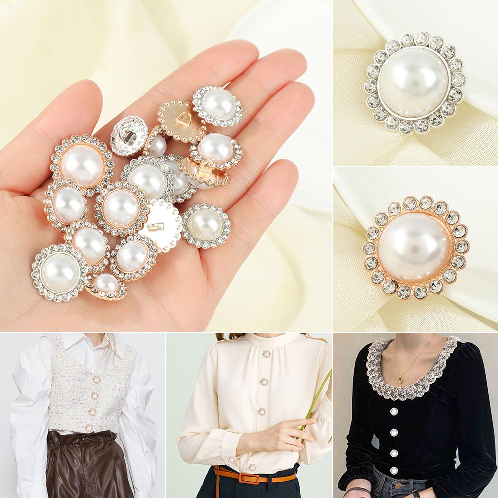 10Pcs Alloy Shiny Rhinestone P - Sew On Rhinestone ulasan dan harga