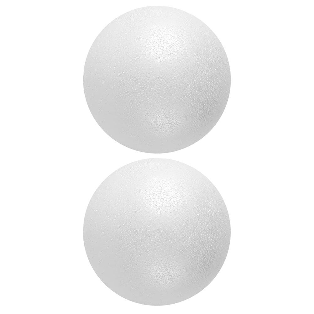 2Pcs Round Foam Spheres Lightw - Embellish Craft ulasan dan harga