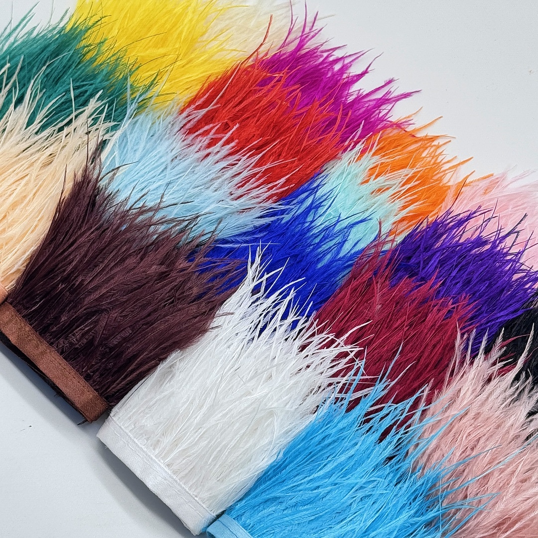 100CM Natural ostrich Feather  - Feather Trim Marabou ulasan dan harga