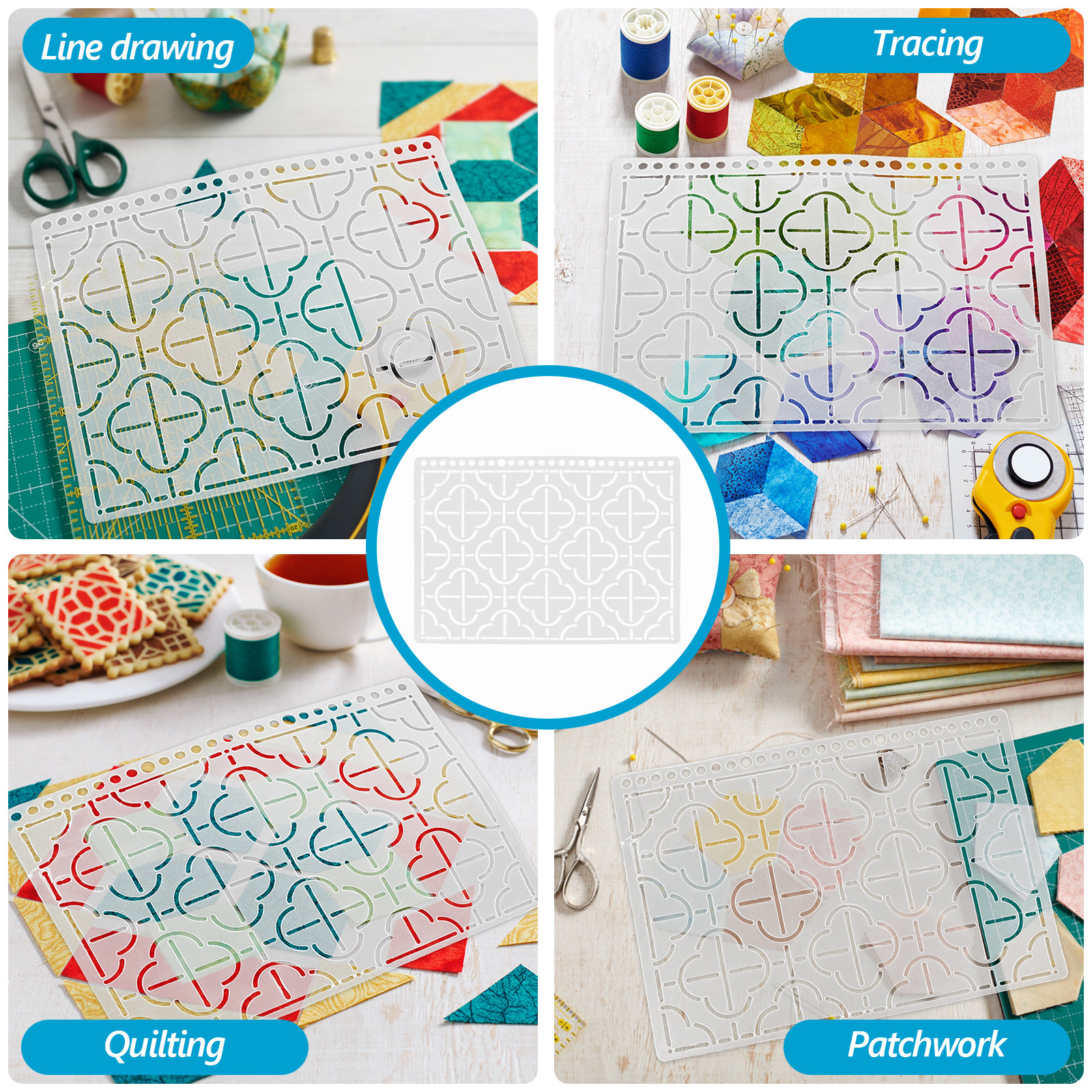 Professional Quilting Template - Embroidery Craft ulasan dan harga