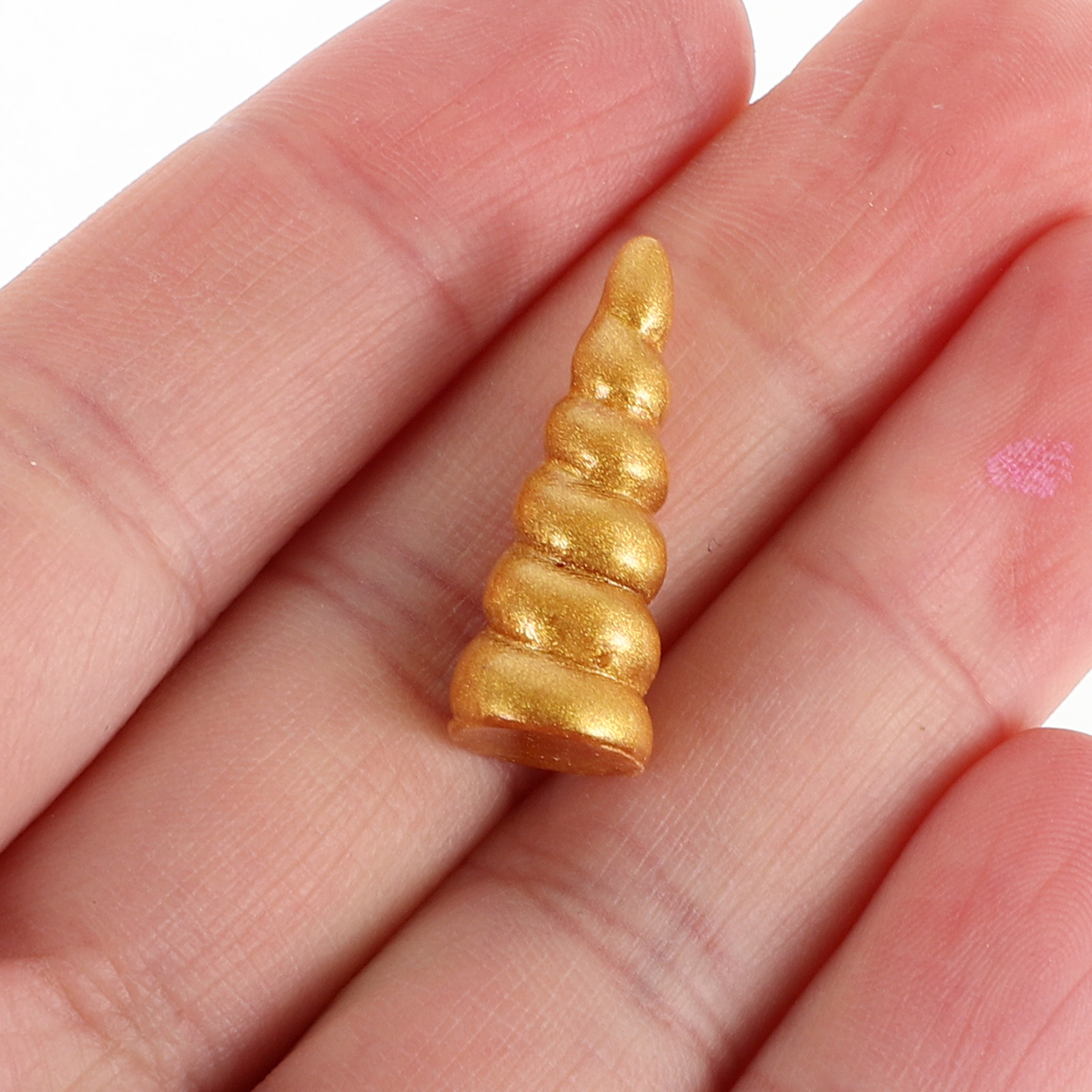 10Pcs Unicorn Horn Resin Decor - Embellish Craft ulasan dan harga
