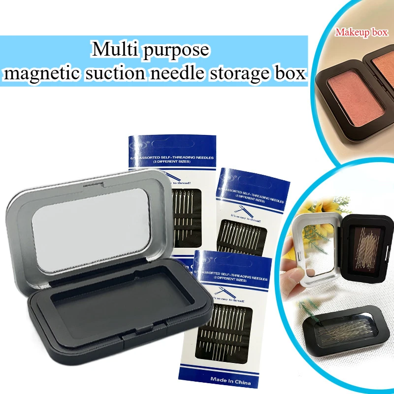 Magnetic Box Needle Suction Bo - Craft Embellishment Storage ulasan dan harga
