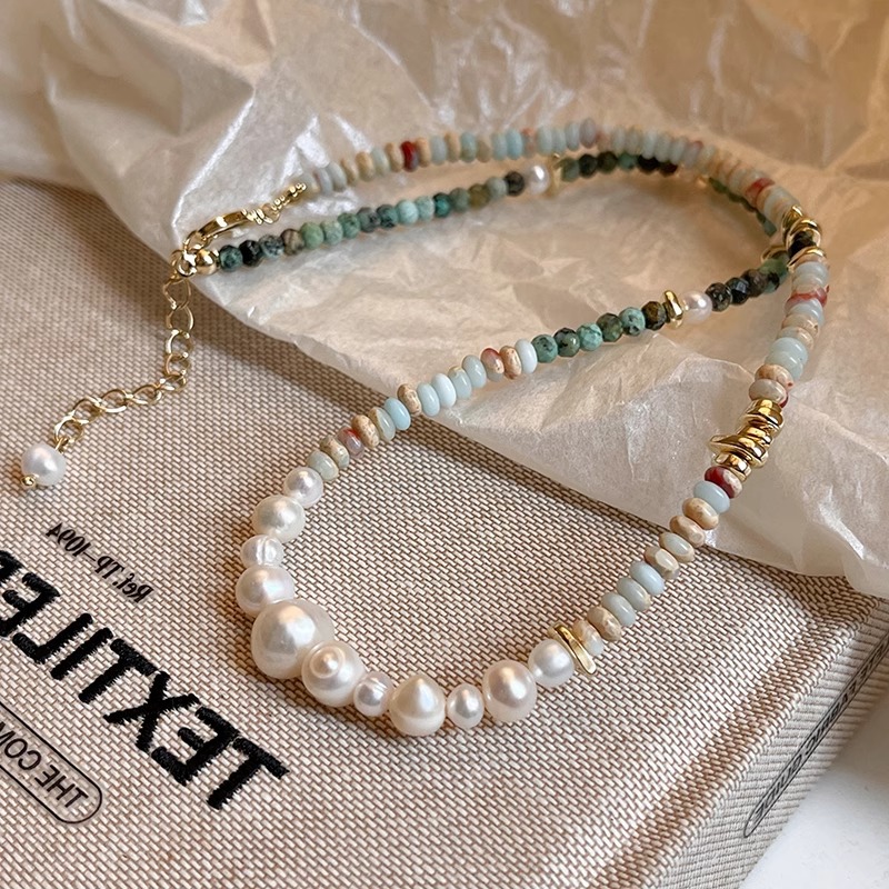 New Arrival Trendy Mixed Color - Pearl Trim Chain ulasan dan harga
