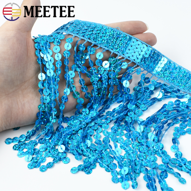 1-5Meters 16cm Sequin Tassel F - Fringe Ribbon Sewing ulasan dan harga