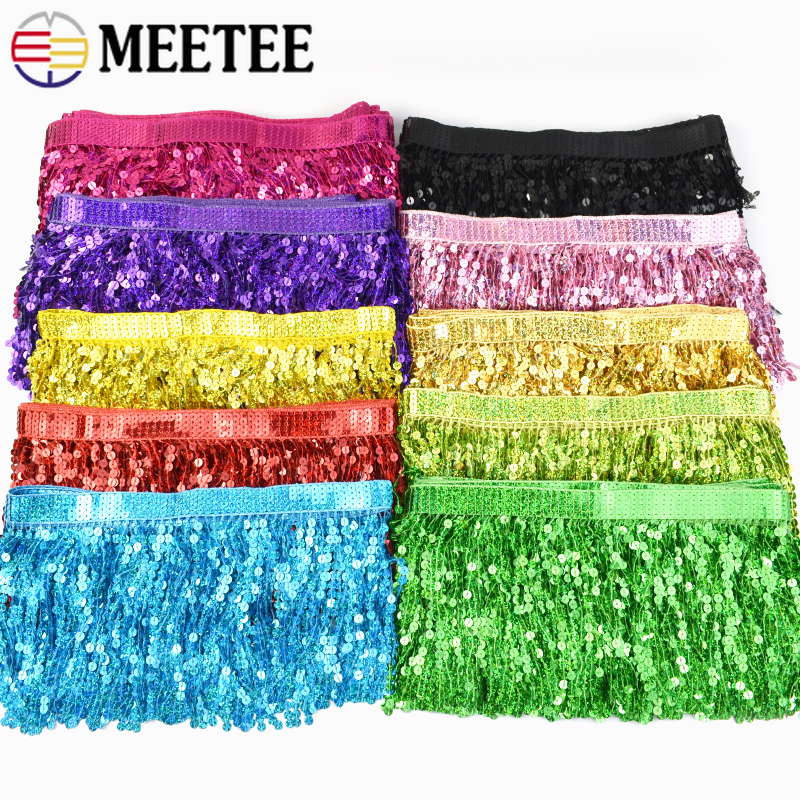 1-5Meters 16cm Sequin Tassel F - Fringe Ribbon Sewing ulasan dan harga