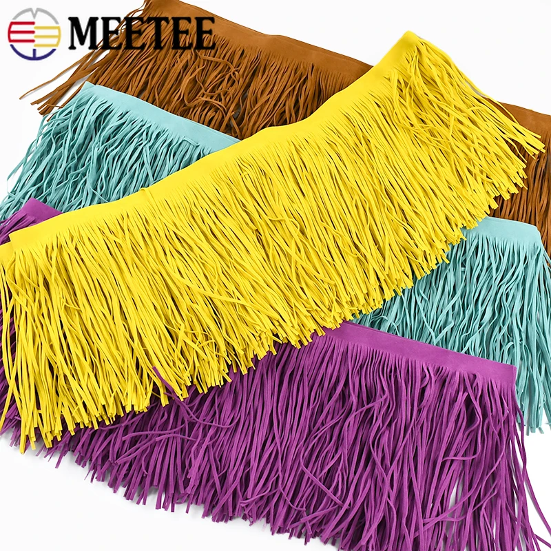 1-5M 15cm Suede Tassel Fringes - Fringe Ribbon Sewing ulasan dan harga