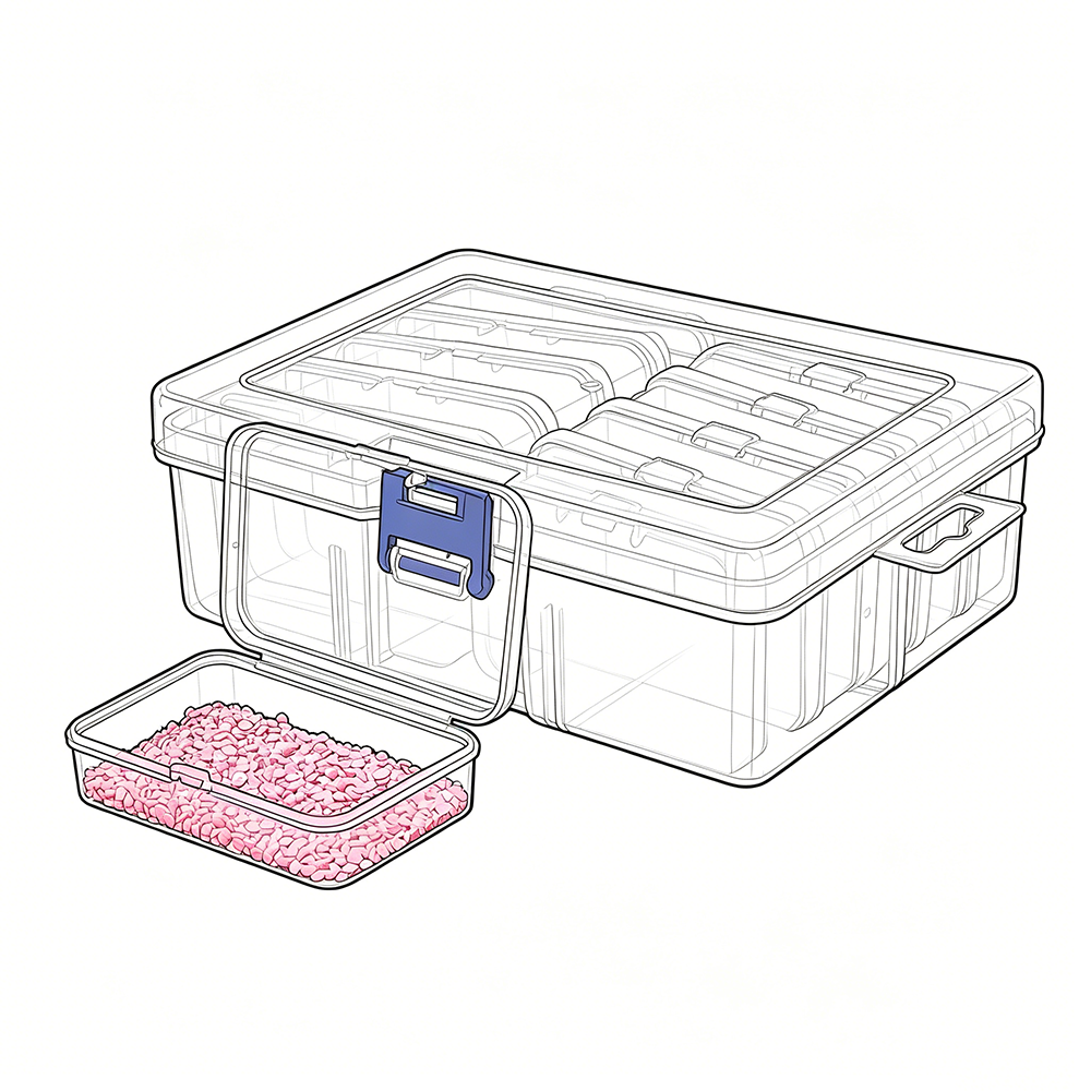 10/19/24/30 Grids 1 Set DIY Be - Craft Embellishment Storage ulasan dan harga