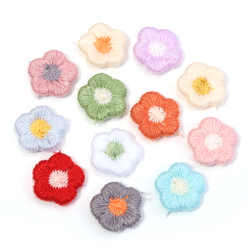 50pcs/lot Mini Plum Blossom Fl - Applique Patch Flower ulasan dan harga