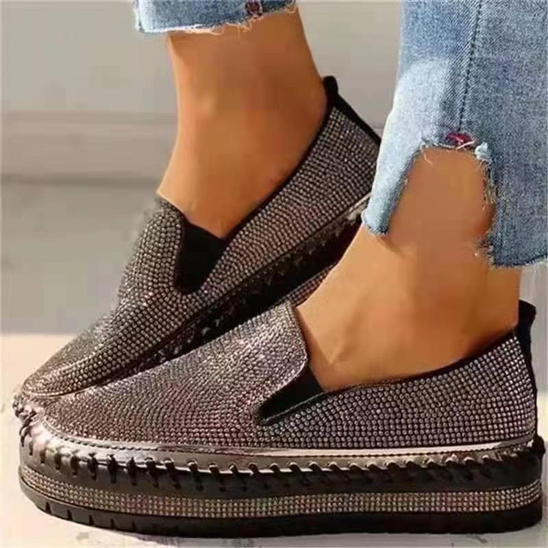 Women's Shoes 2022 Fashion  Fl - Sew On Rhinestone ulasan dan harga