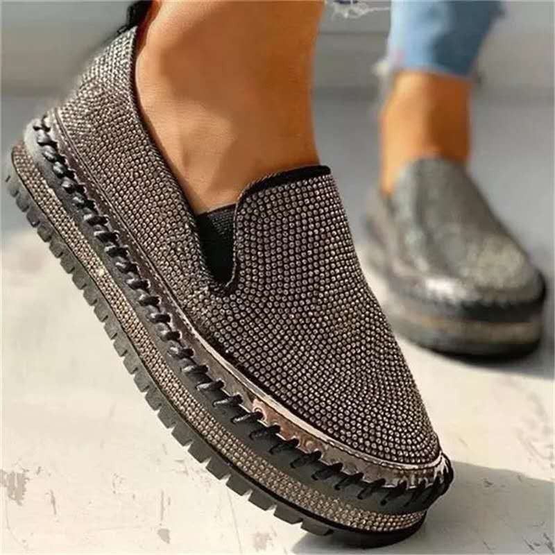 Women's Shoes 2022 Fashion  Fl - Sew On Rhinestone ulasan dan harga