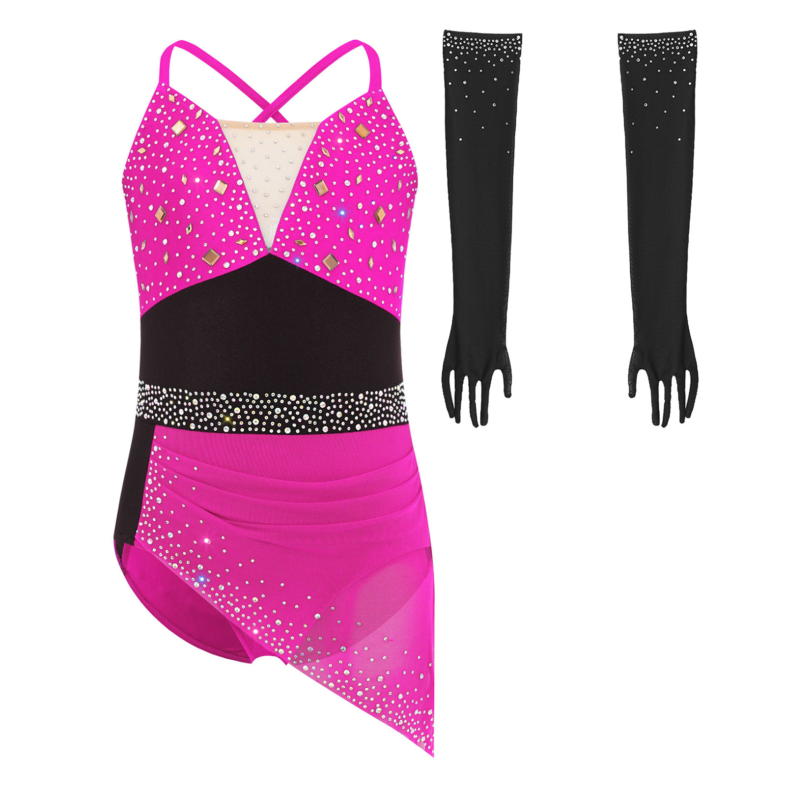 Teen Girls Shiny Rhinestones L - Rhinestone Banding Trim ulasan dan harga
