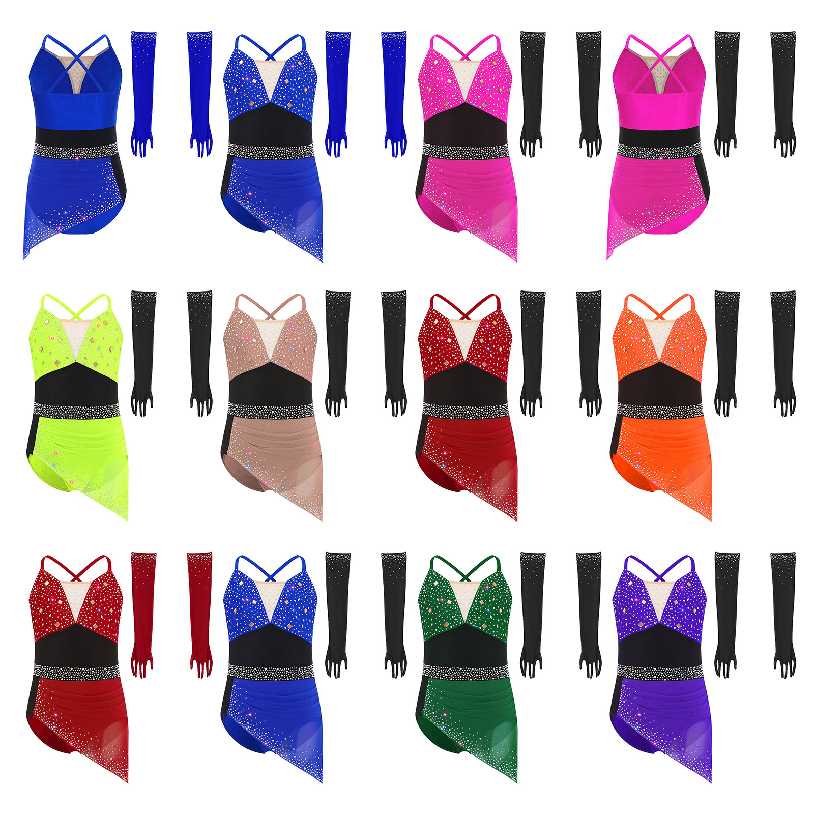 Teen Girls Shiny Rhinestones L - Rhinestone Banding Trim ulasan dan harga