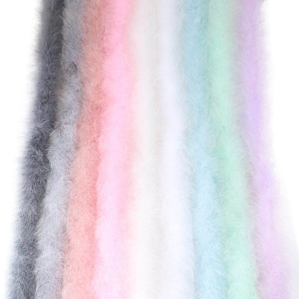 22g Turkey Marabou Feather Boa - Feather Trim Marabou ulasan dan harga