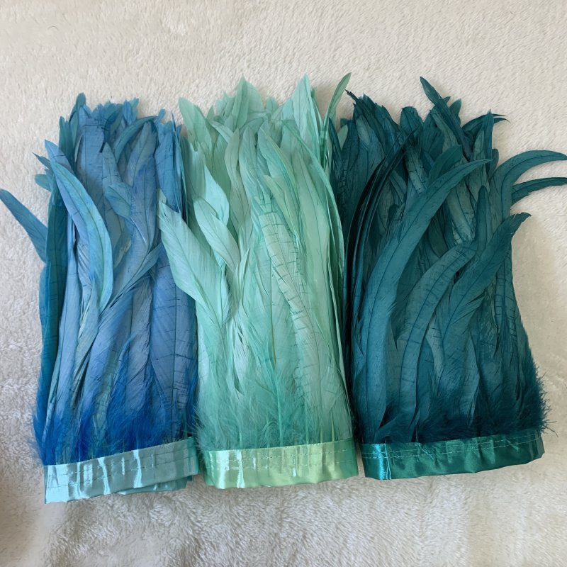 25-30cm/10-12inch Rooster Tail - Feather Trim Marabou ulasan dan harga