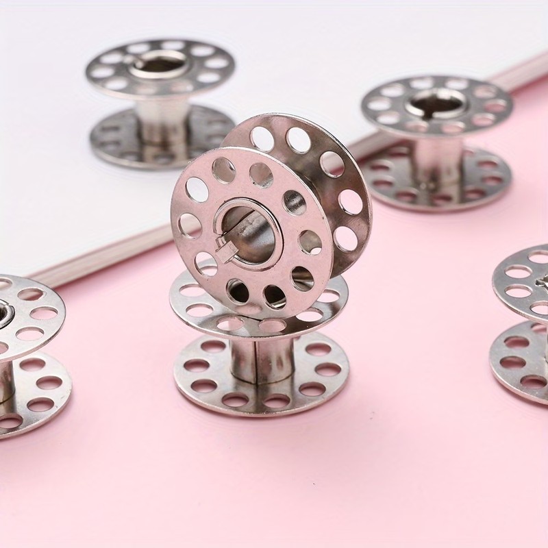 94Pcs Rustproof Metal Bobbins, - Embroidery Craft ulasan dan harga