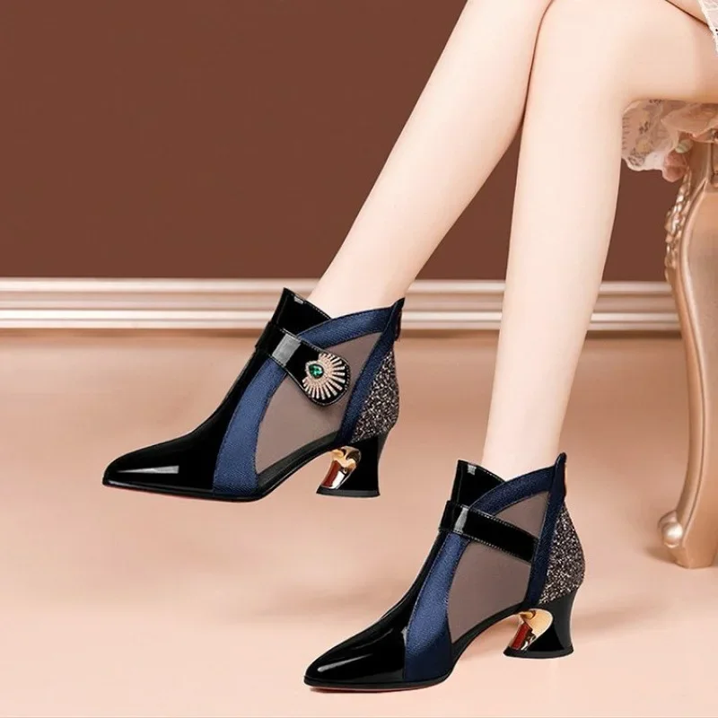 Summer Breathable Women's Sand - Sew On Rhinestone ulasan dan harga