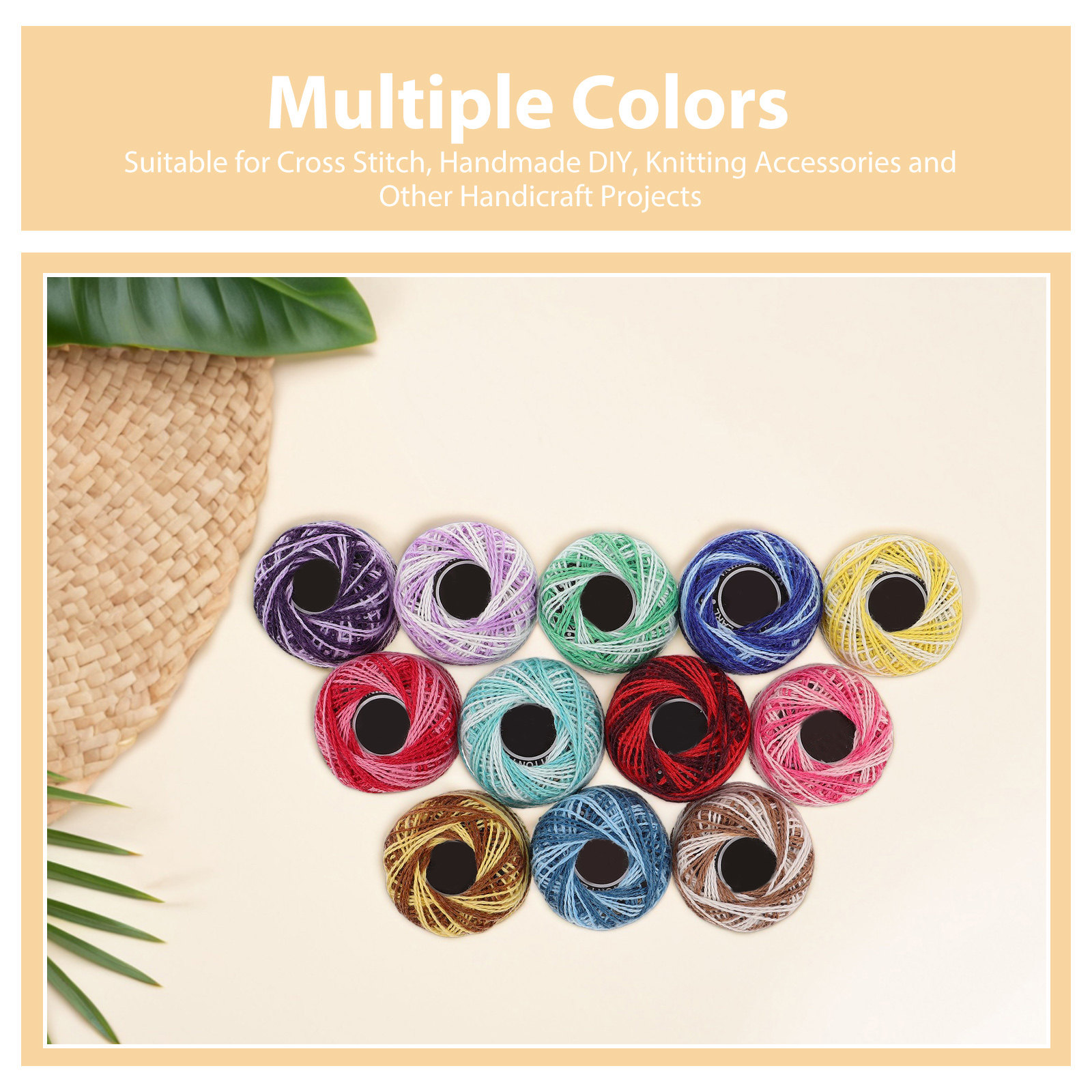 12Pcs Cotton Embroidery Floss  - Embroidery Craft ulasan dan harga