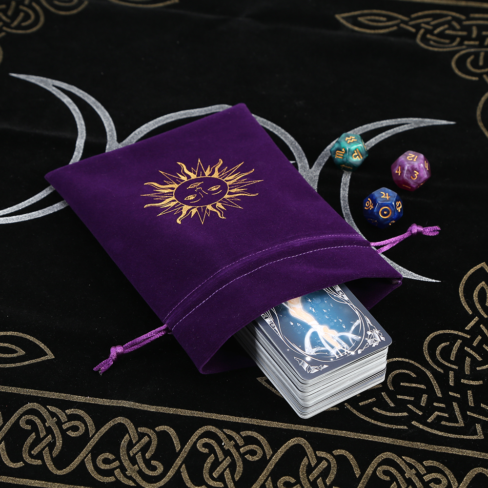 5Pcs Tarot Storage Velvet Bag  - Craft Embellishment Storage ulasan dan harga