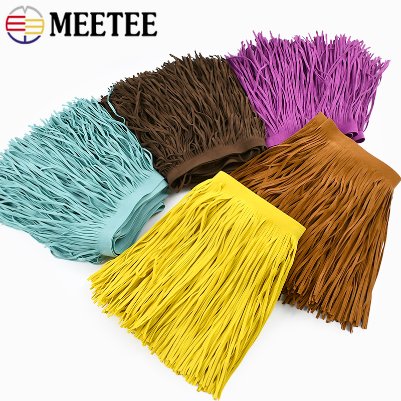 1-5M 15cm Suede Tassel Fringes - Fringe Ribbon Sewing ulasan dan harga