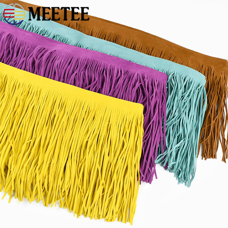 1-5M 15cm Suede Tassel Fringes - Fringe Ribbon Sewing ulasan dan harga