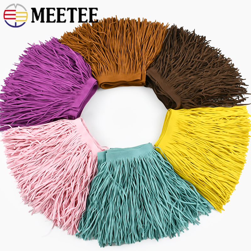 1-5M 15cm Suede Tassel Fringes - Fringe Ribbon Sewing ulasan dan harga