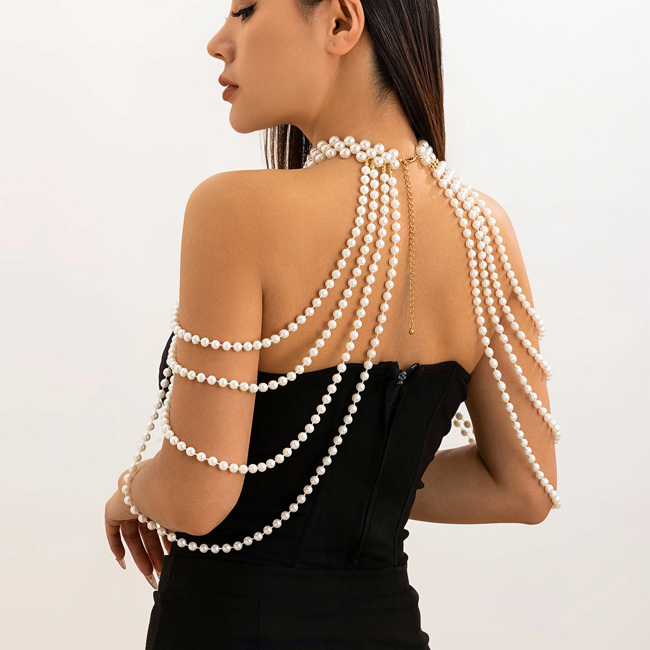 Bridal Tassel Imitation Pearl  - Pearl Trim Chain ulasan dan harga