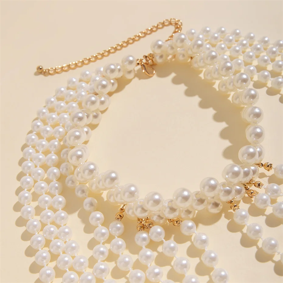 Bridal Tassel Imitation Pearl  - Pearl Trim Chain ulasan dan harga