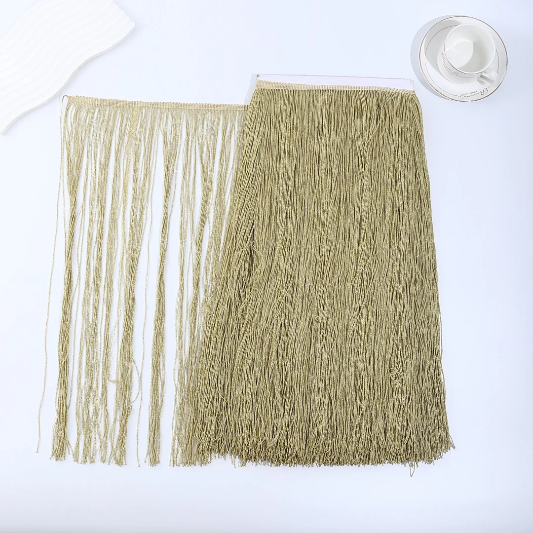 2Yards Gold Lace Fringe Trim T - Fringe Ribbon Sewing ulasan dan harga