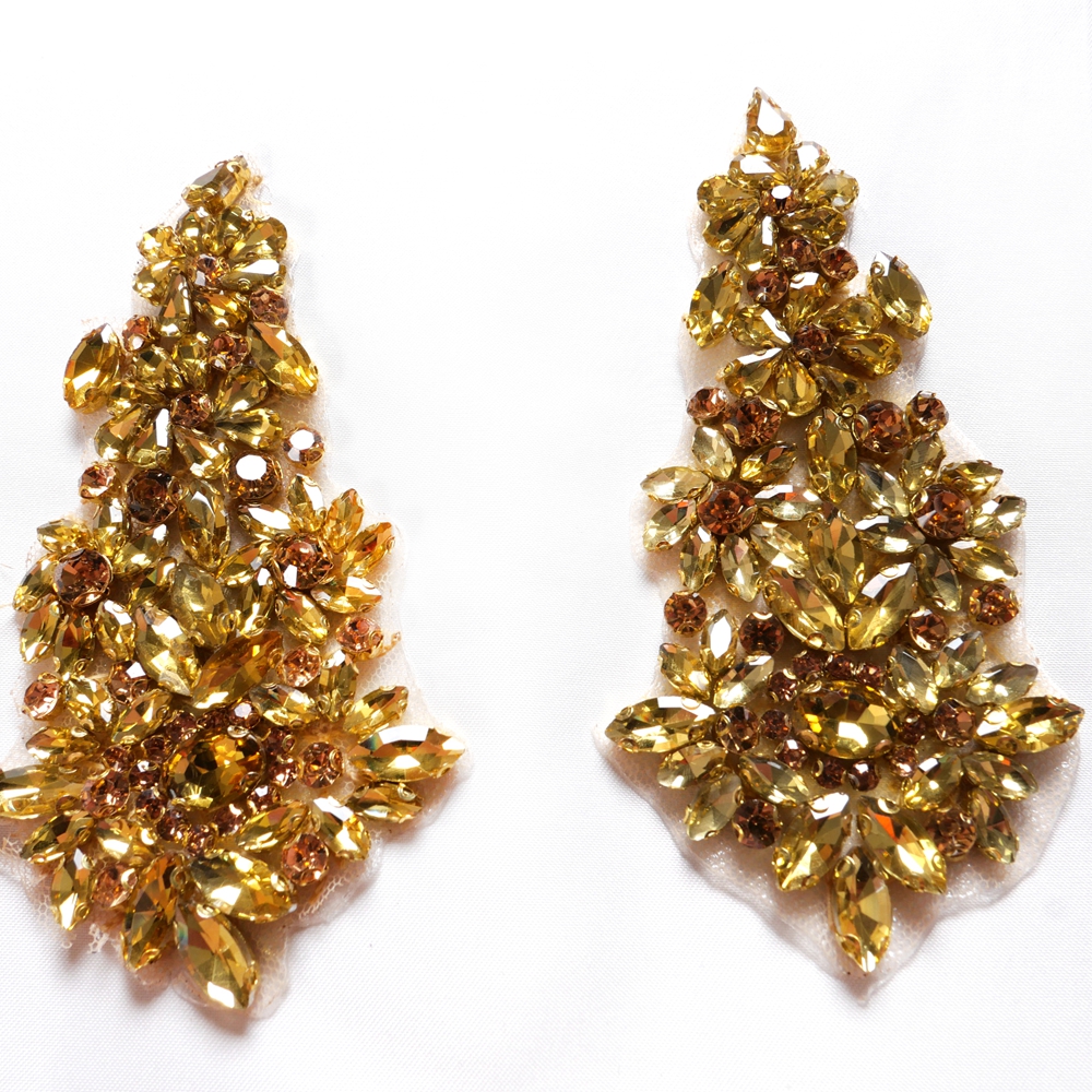 HelluyerDc gold,champgane,silv - Sew On Rhinestone ulasan dan harga