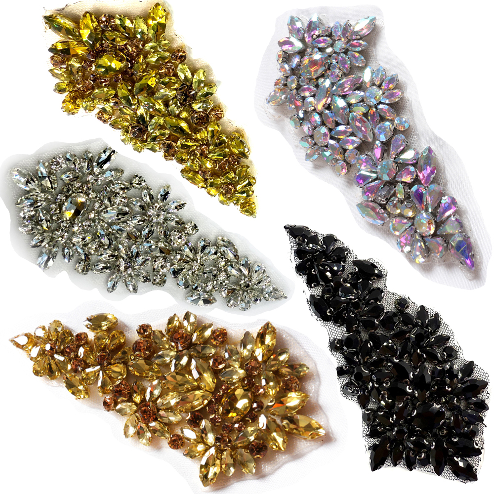 HelluyerDc gold,champgane,silv - Sew On Rhinestone ulasan dan harga