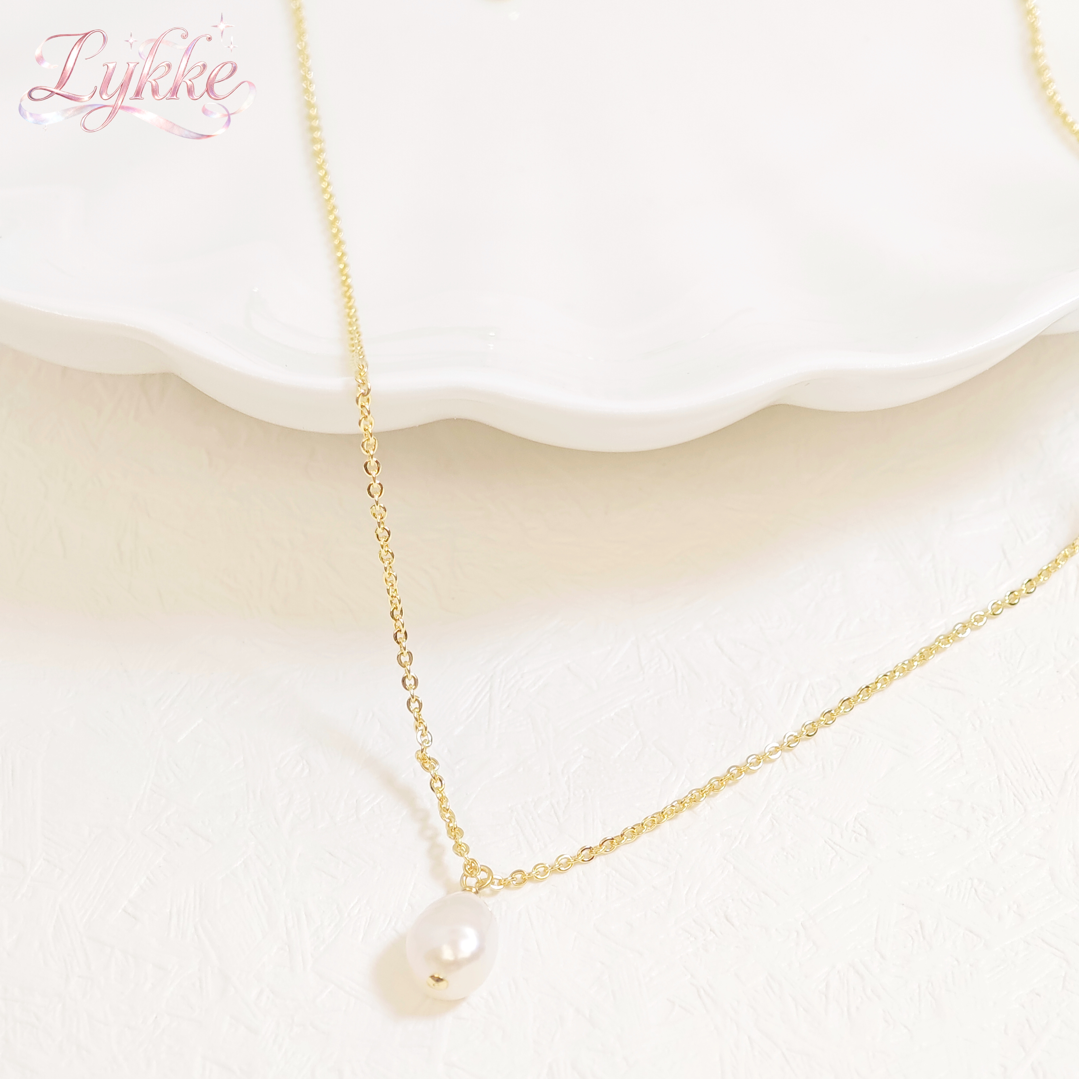 Hot selling French Baroque Wom - Pearl Trim Chain ulasan dan harga