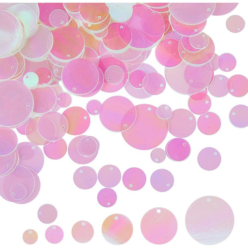 1800Pcs 6 Sizes Loose Sequin F - Embroidery Craft ulasan dan harga