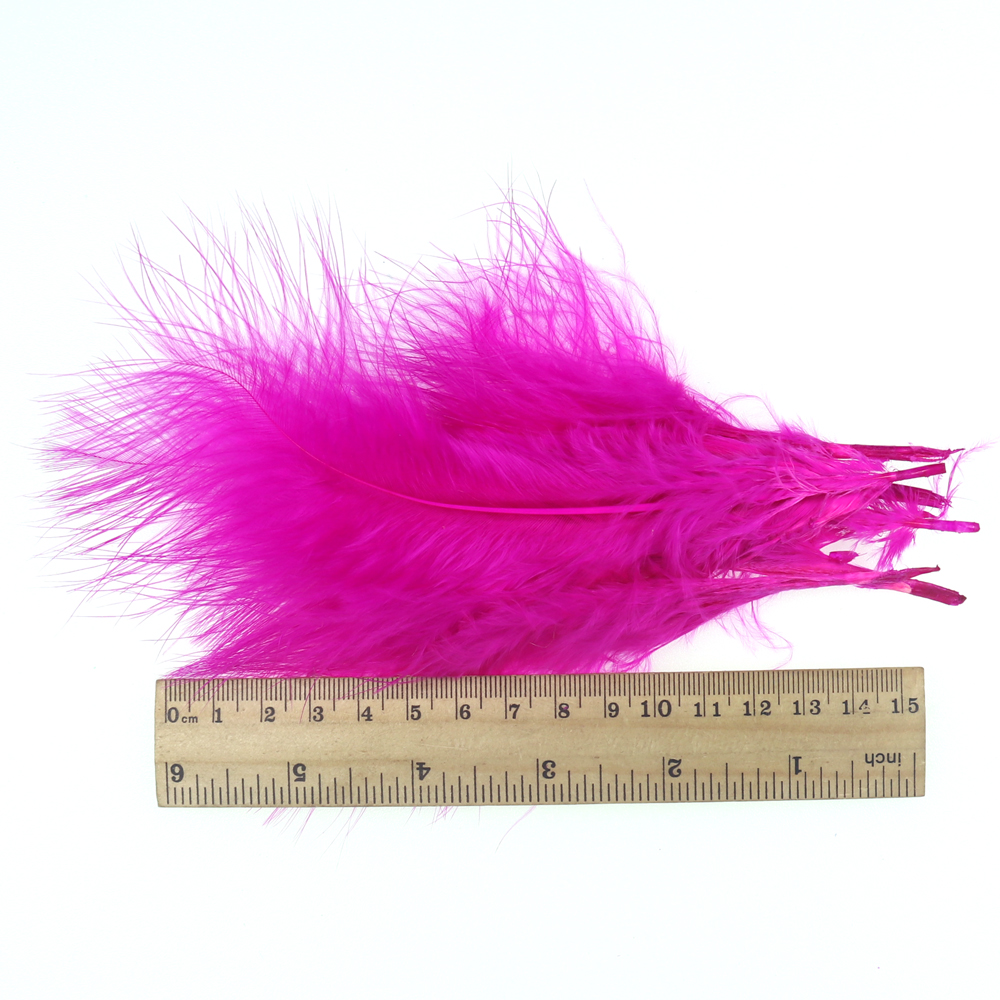 Bimoo 50pcs/Pack Colored Long  - Feather Trim Marabou ulasan dan harga
