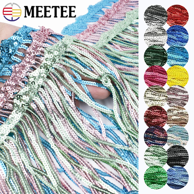 1-5Yards 17cm Latin DanceFring - Fringe Ribbon Sewing ulasan dan harga