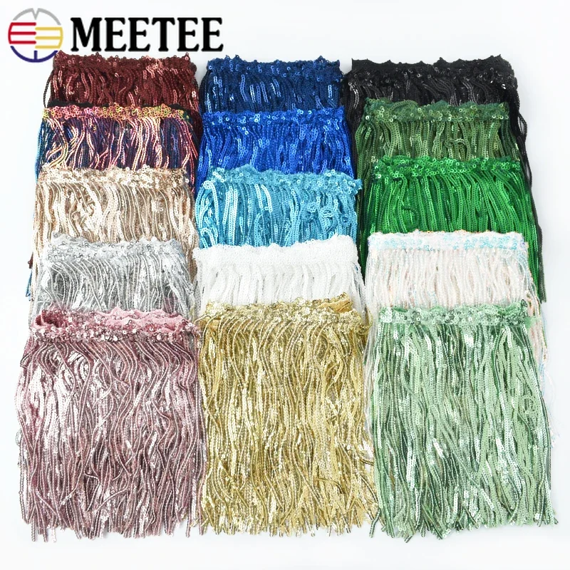 1-5Yards 17cm Latin DanceFring - Fringe Ribbon Sewing ulasan dan harga